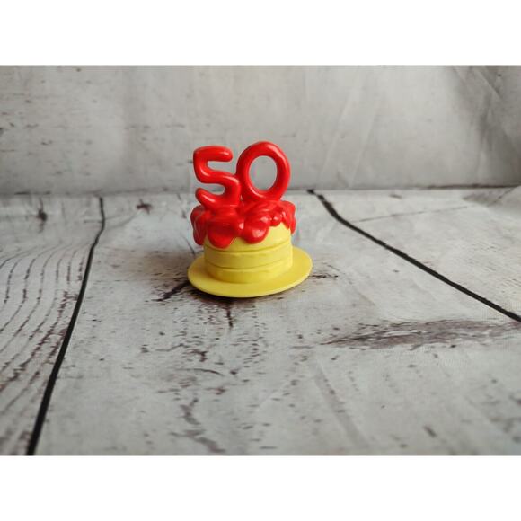 Potato Head 50th Birthday Cake Anniversary Cake Topper Red Yellow Hasbro - Picture 1 of 4